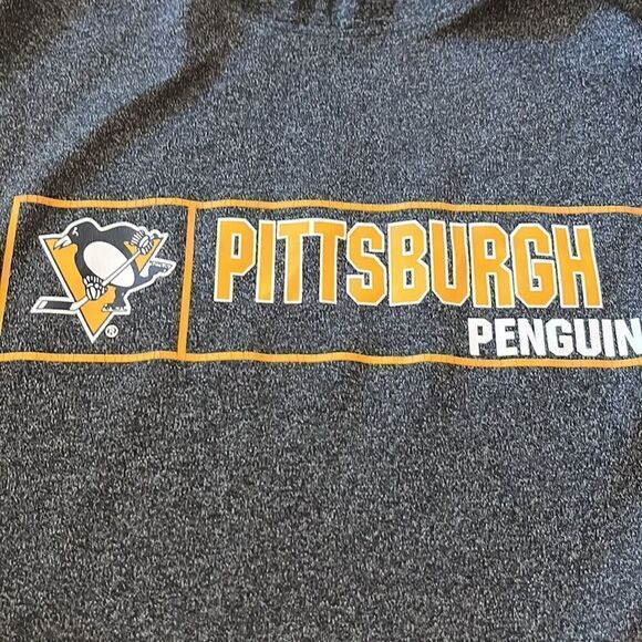 SIZE LARGE 8/10 PITTSBURGH PENGUINS SHIRT - Picture 6 of 8